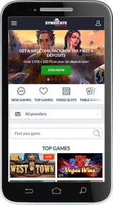 Syndicate Casino mobile
